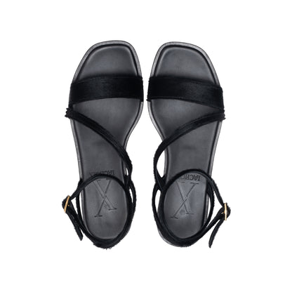 Grace Flat Sandals Black