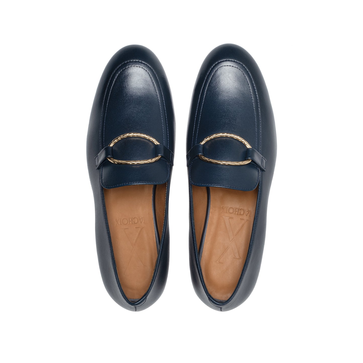 Blue Navy Tomboy Chic Loafers