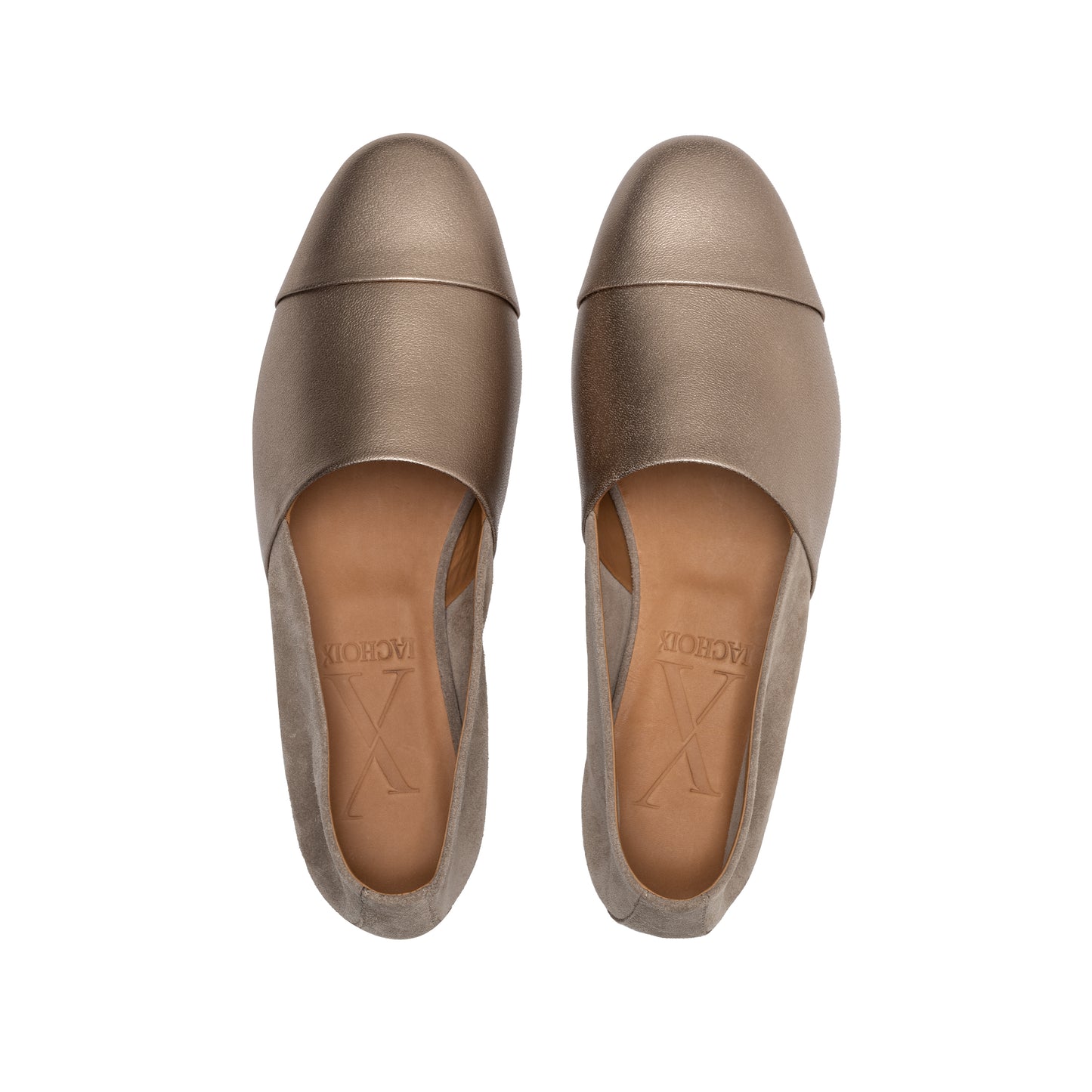 Sand Slip-On Leather and Suede