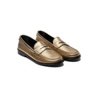 Gold Penny Loafer - Lachoix